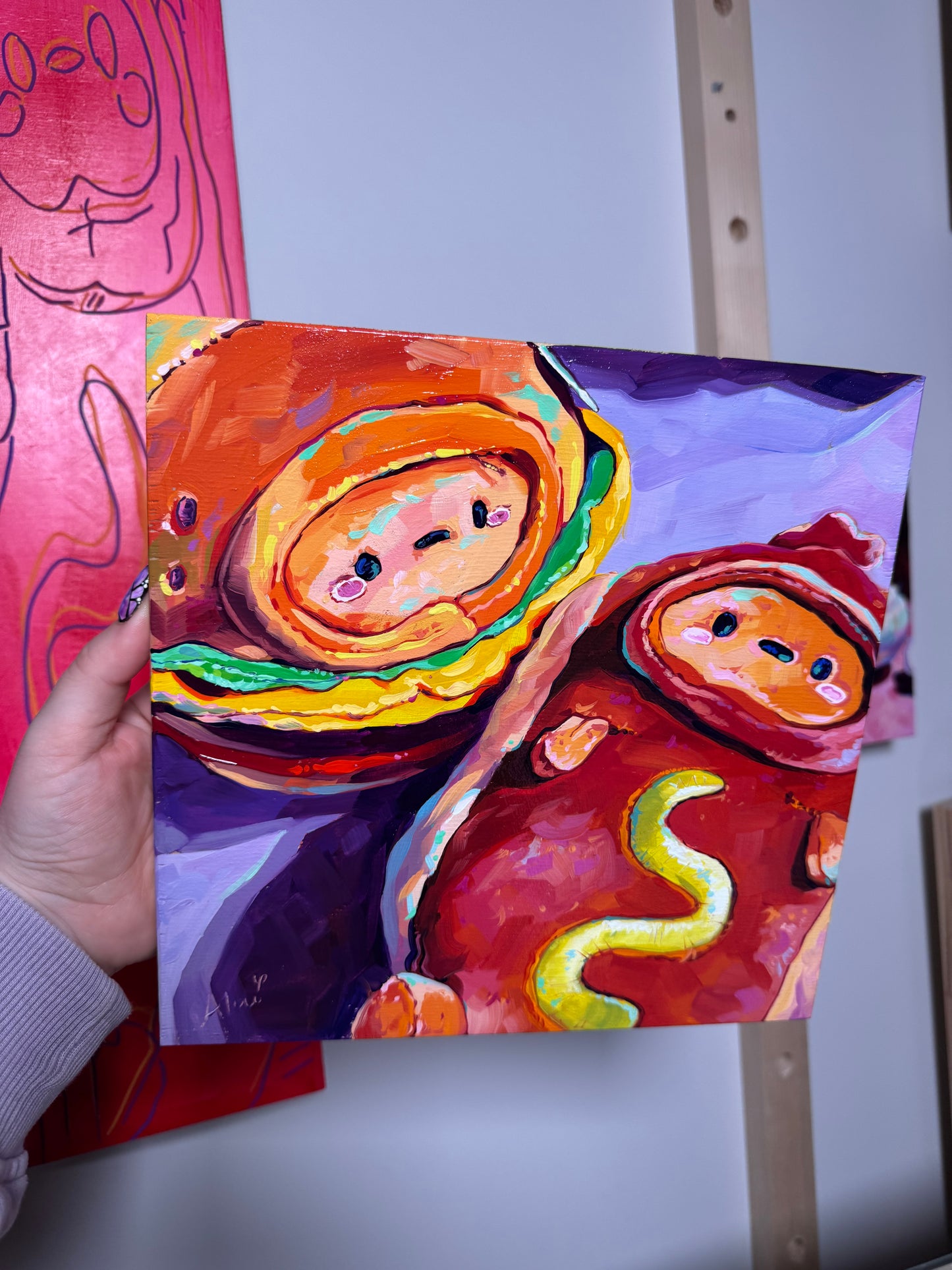 Tayto accident I - Original Oil Painting