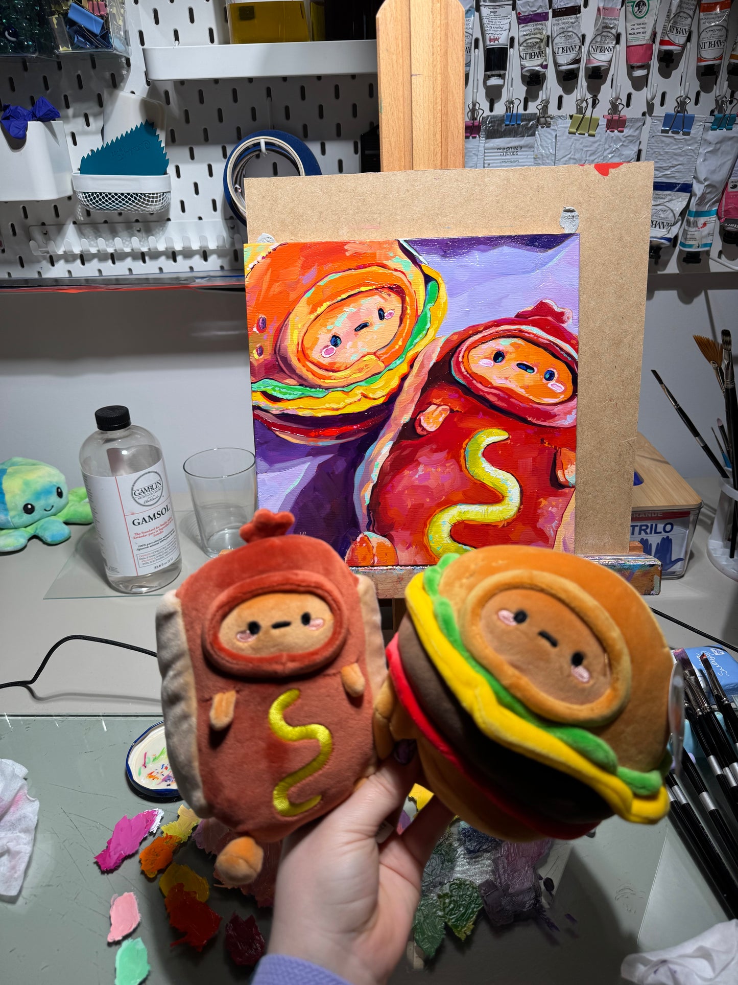 Tayto accident I - Original Oil Painting