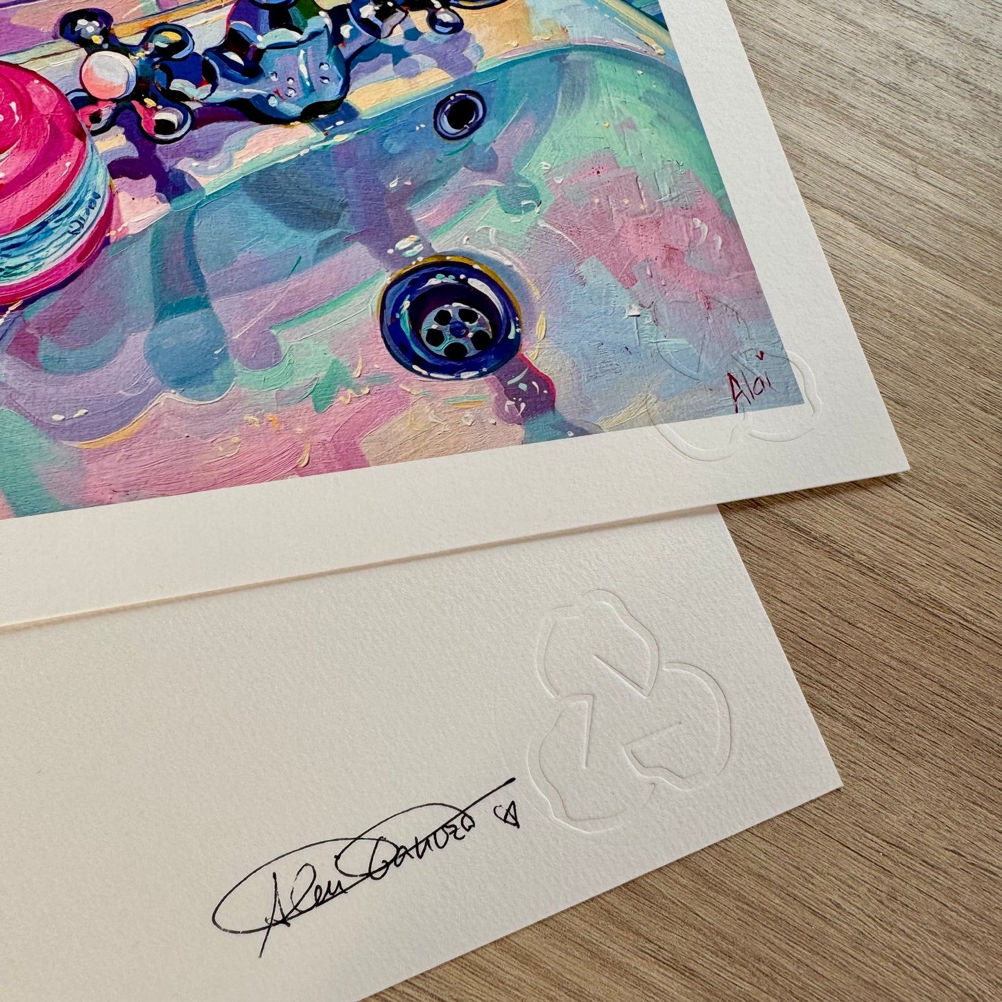 Sink And Pink Soap - Fine Art Print