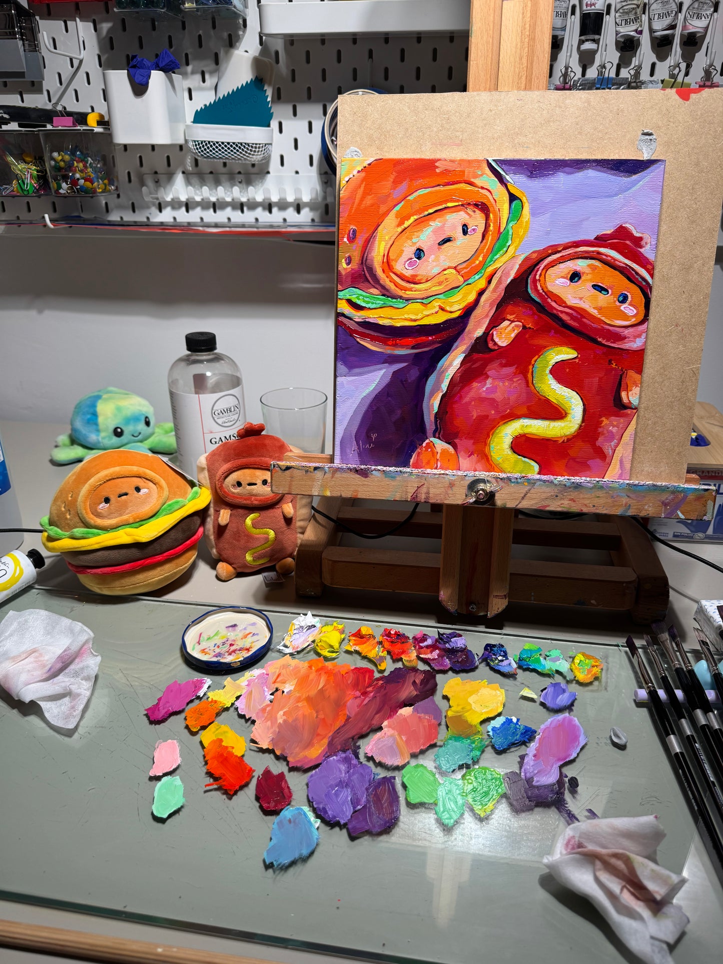 Tayto accident I - Original Oil Painting