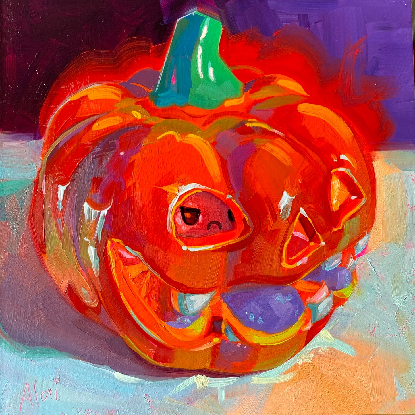 Jack wins - Original Oil Painting