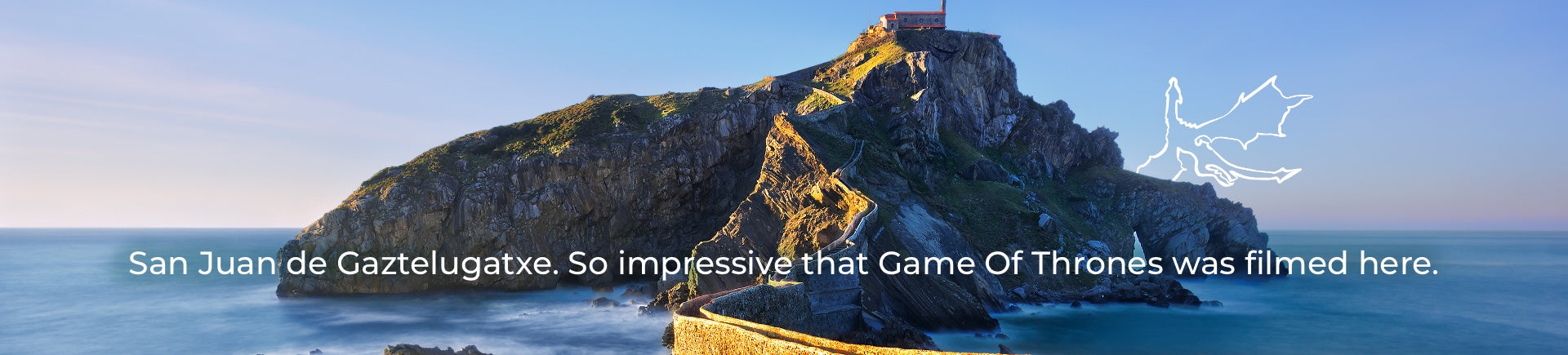 San Juan de Gaztelugatxe on the Basque coast, a filming location for Game of Thrones and part of the cultural trips included in the San Sebastián art retreat.