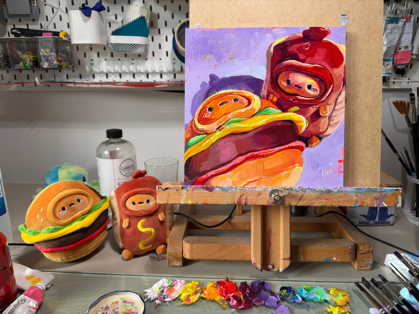 Tayto accident II - Original Oil Painting