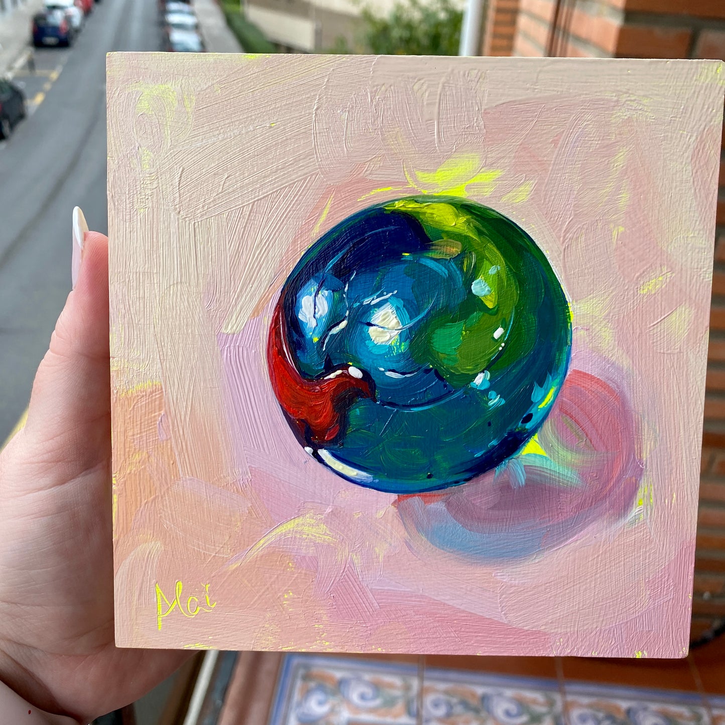 Sea Marble - Original Oil Painting