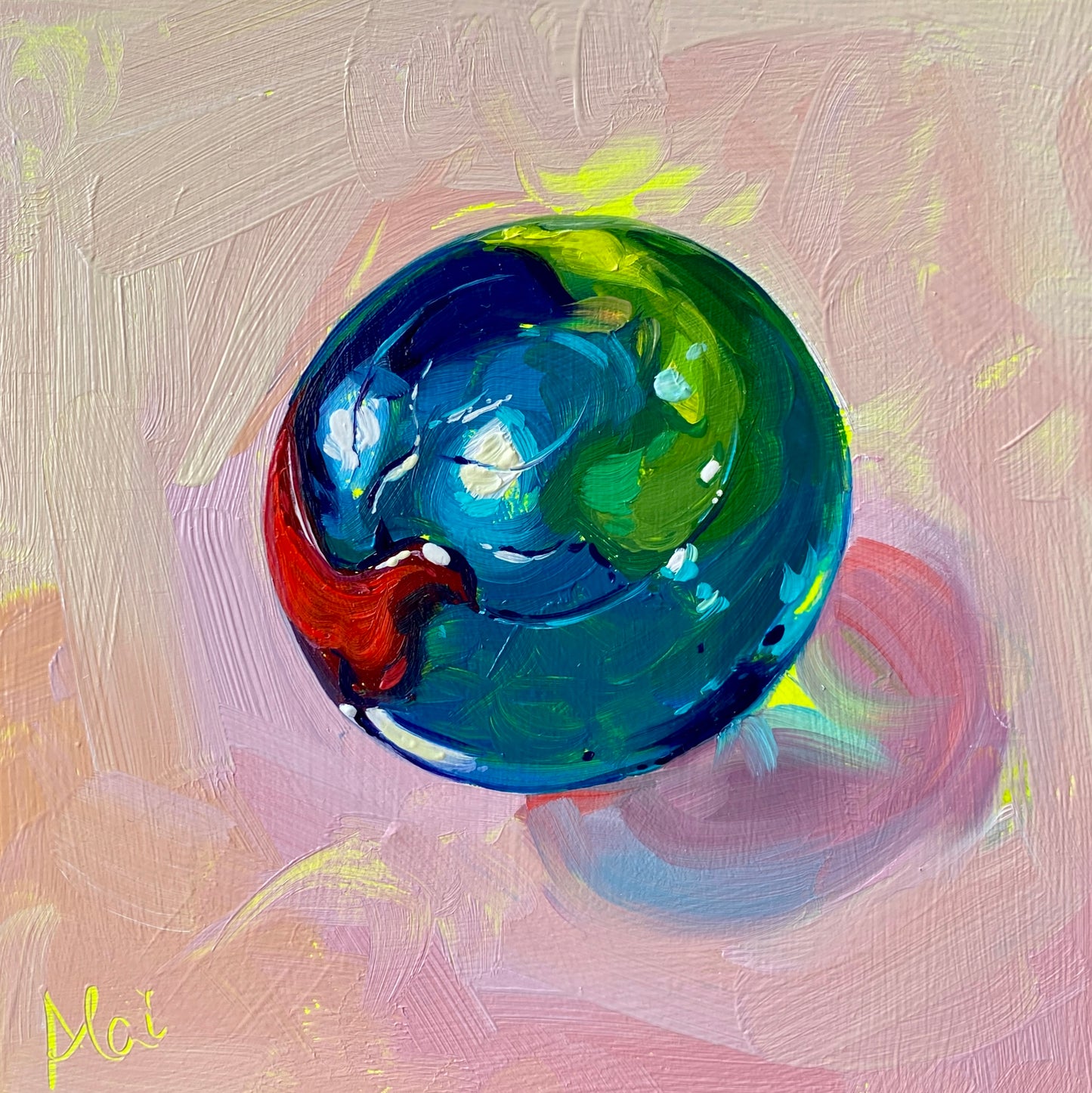 Sea Marble - Original Oil Painting