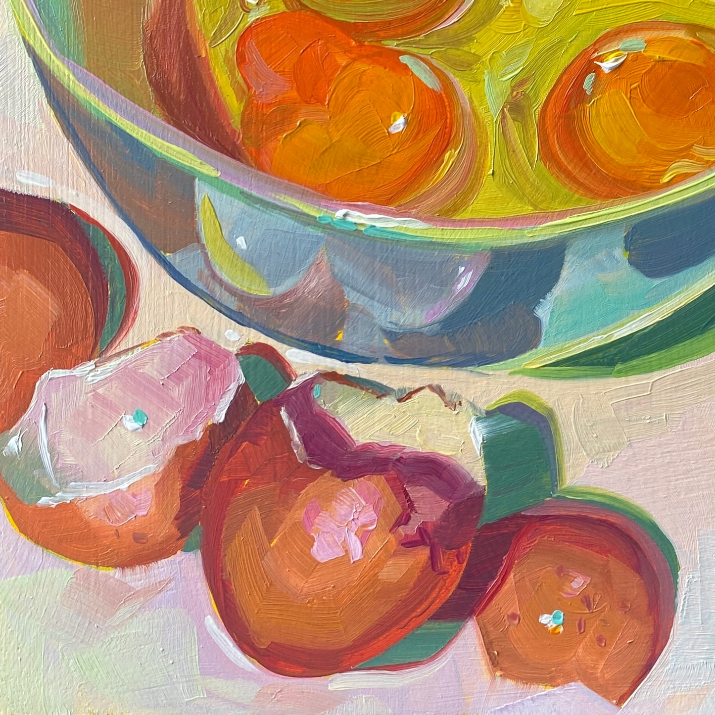 A punto de revolver huevos Pintura al óleo