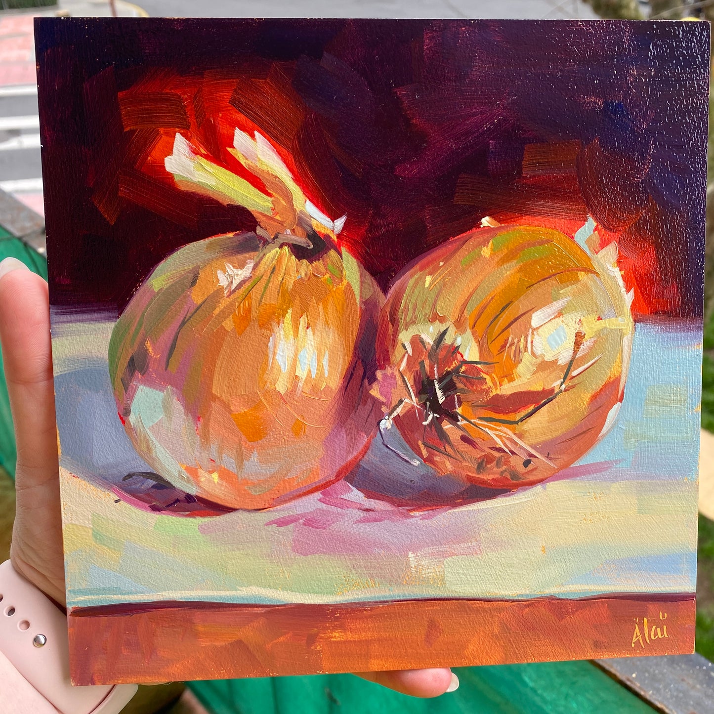Onion couple - Original Oil Painting