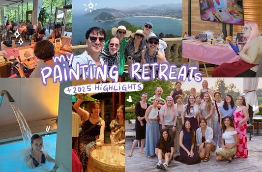 highlights moments of previous paiting retreat