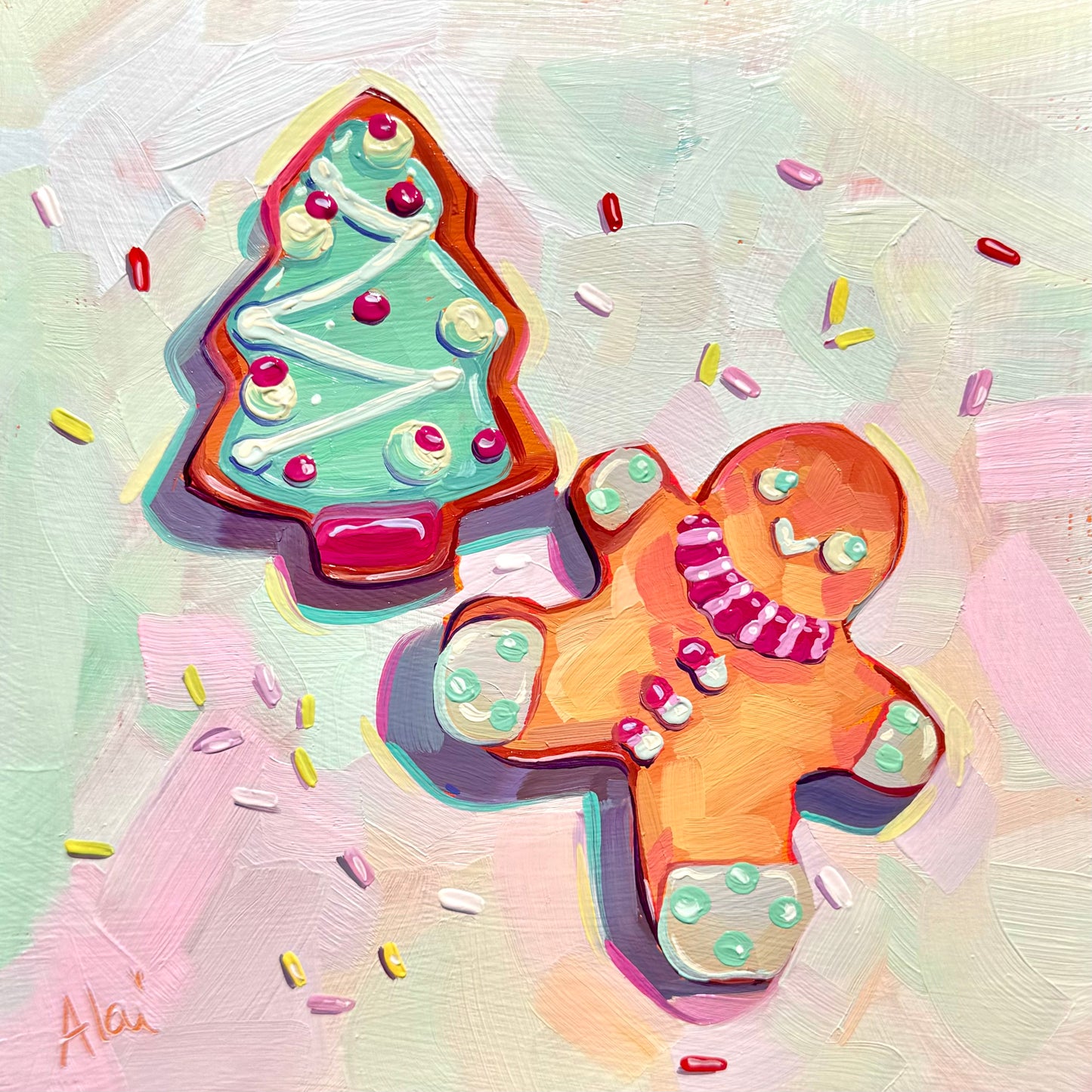 Sugar cookies - Original Oil Painting