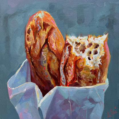 Baguette - Original Oil Painting