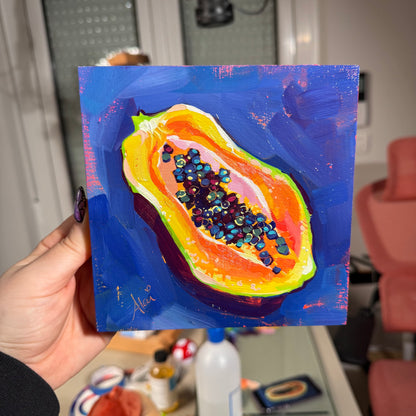 Papaya - Original Oil Painting