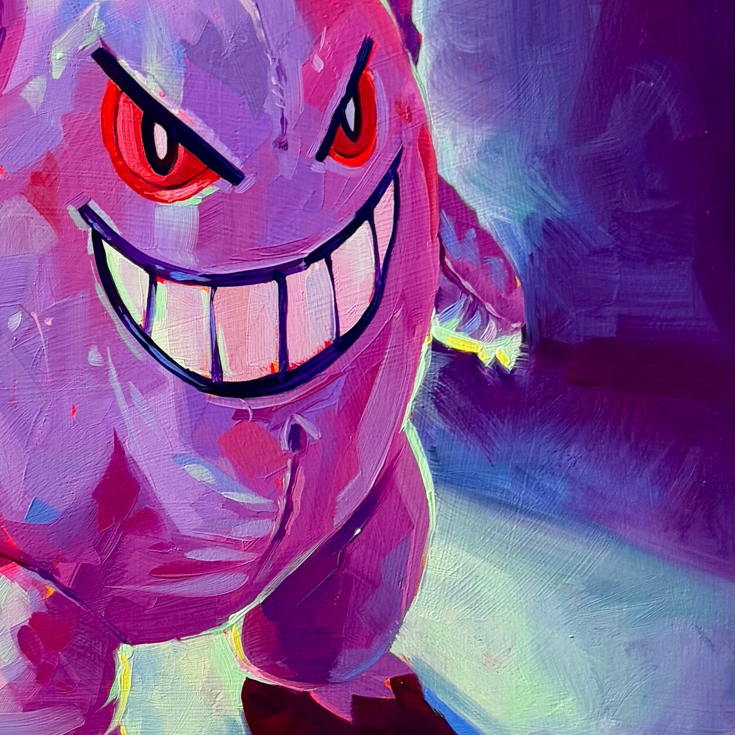 Gengar - Original Oil Painting