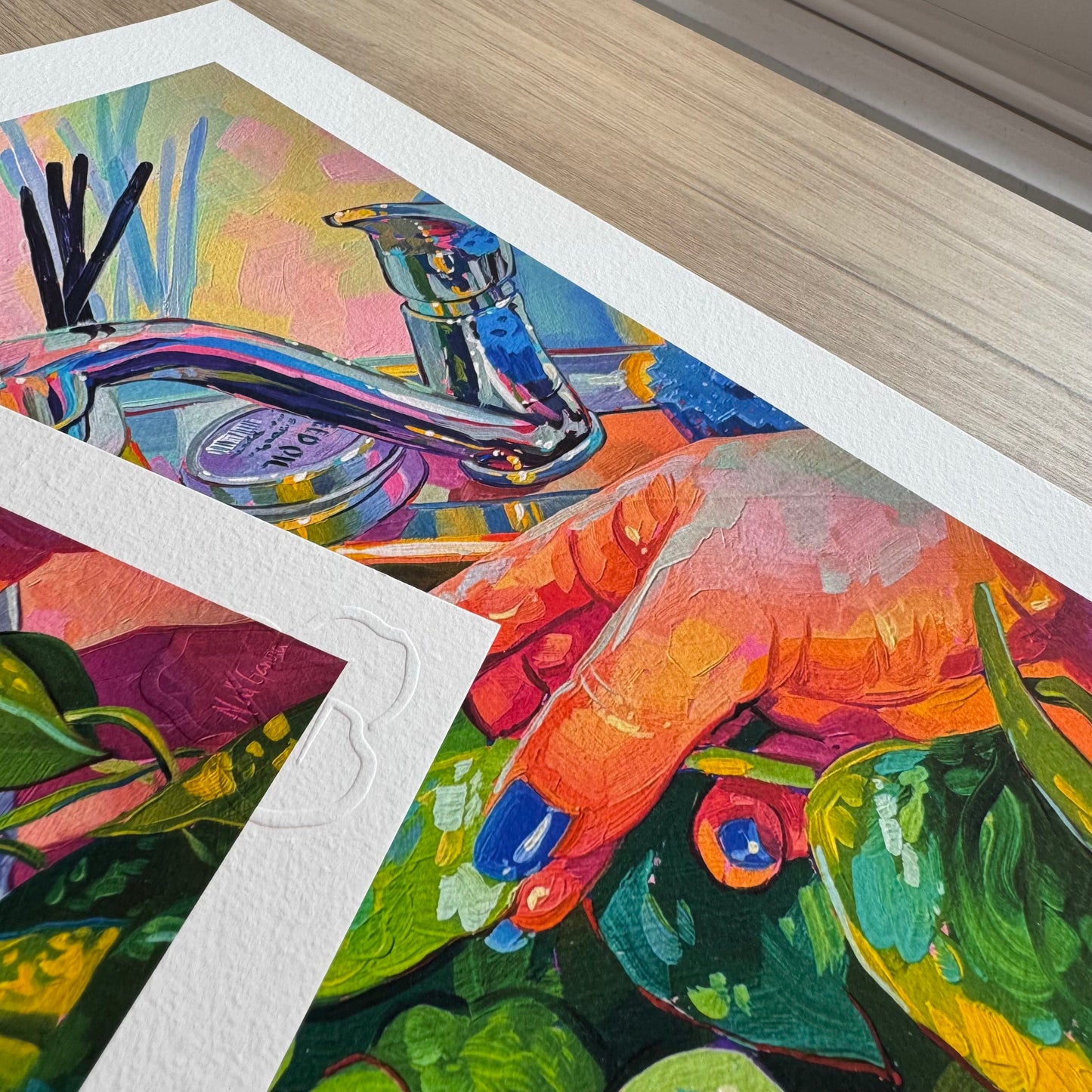 Plant In Studio Sink - Fine Art Print