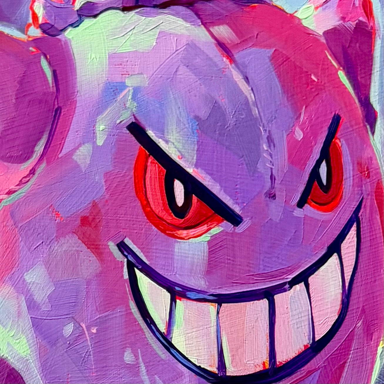 Gengar - Original Oil Painting