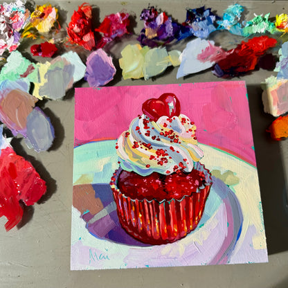 Velvet muffin - Original Oil Painting