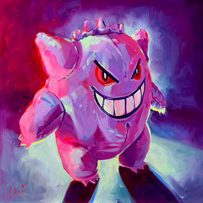 Gengar - Original Oil Painting