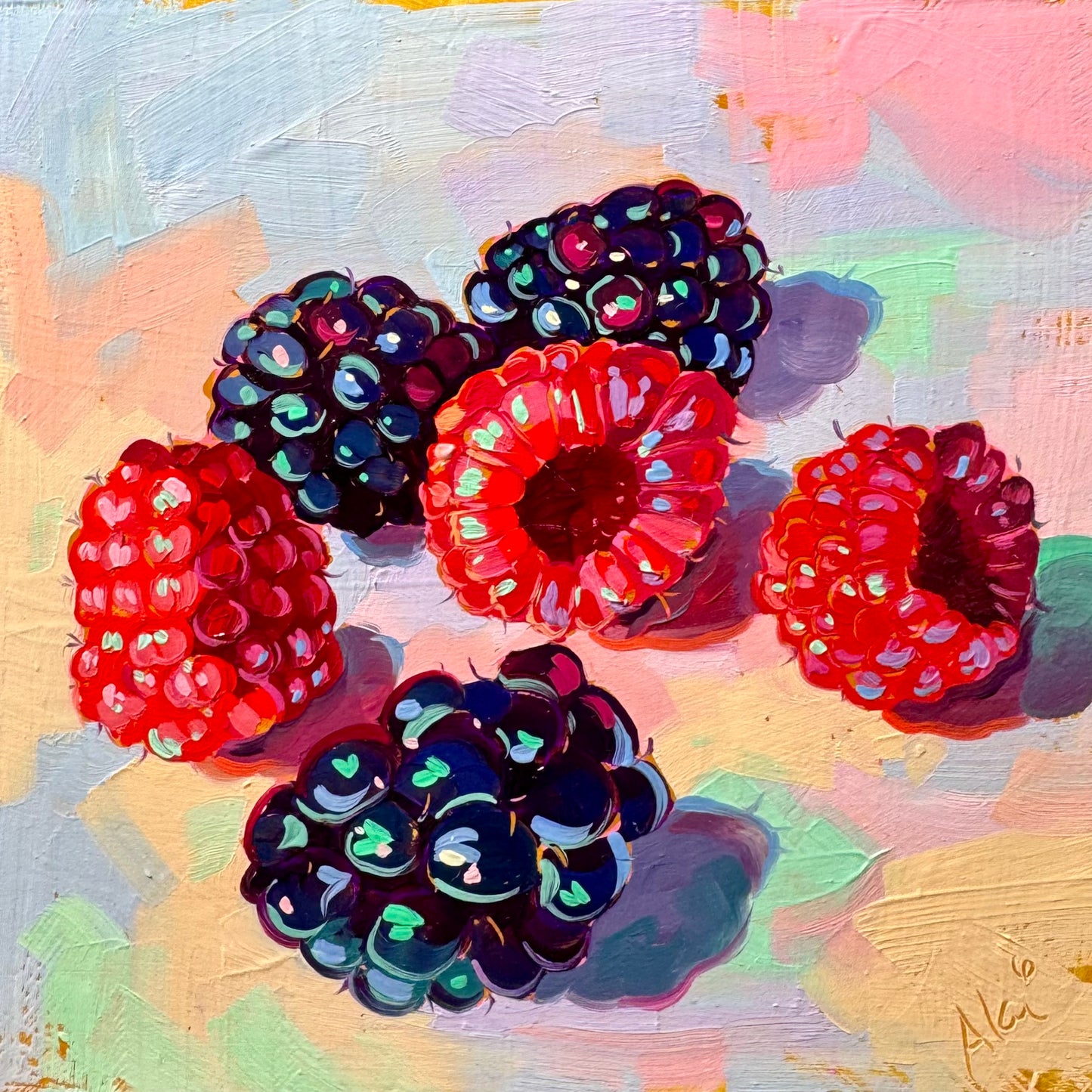 Berries I - Original Oil Painting