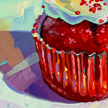 Velvet muffin - Original Oil Painting