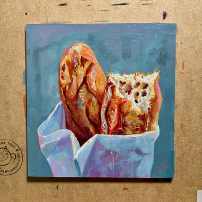 Baguette - Original Oil Painting