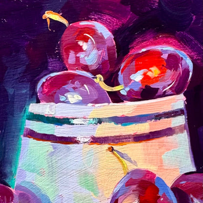 Plums - Original Oil Painting