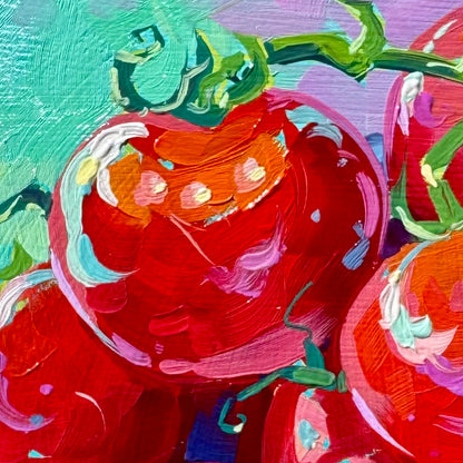 Tomato bowl - Original Oil Painting