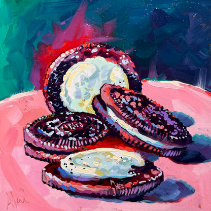 Oreo cookies - Original Oil Painting