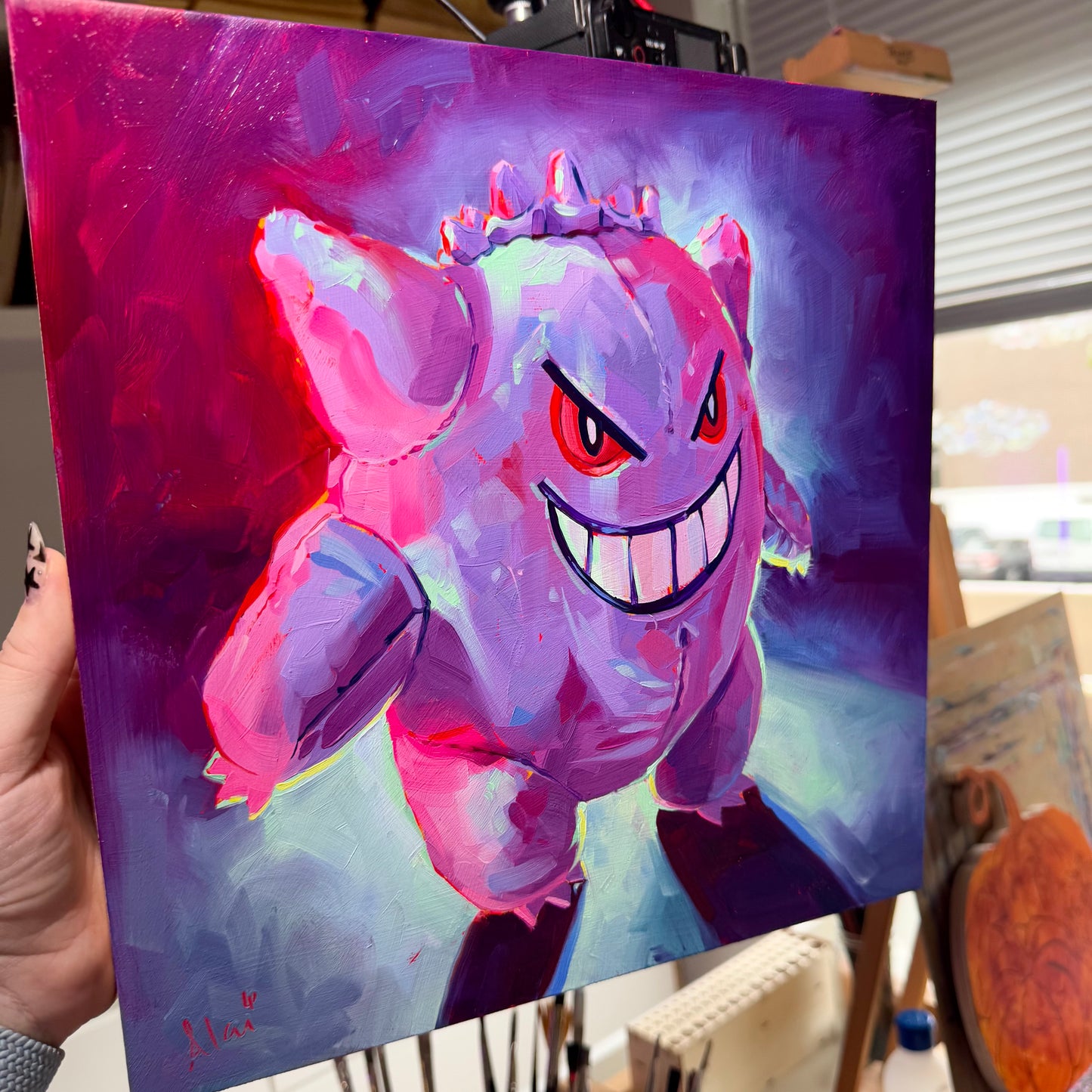 Gengar - Original Oil Painting