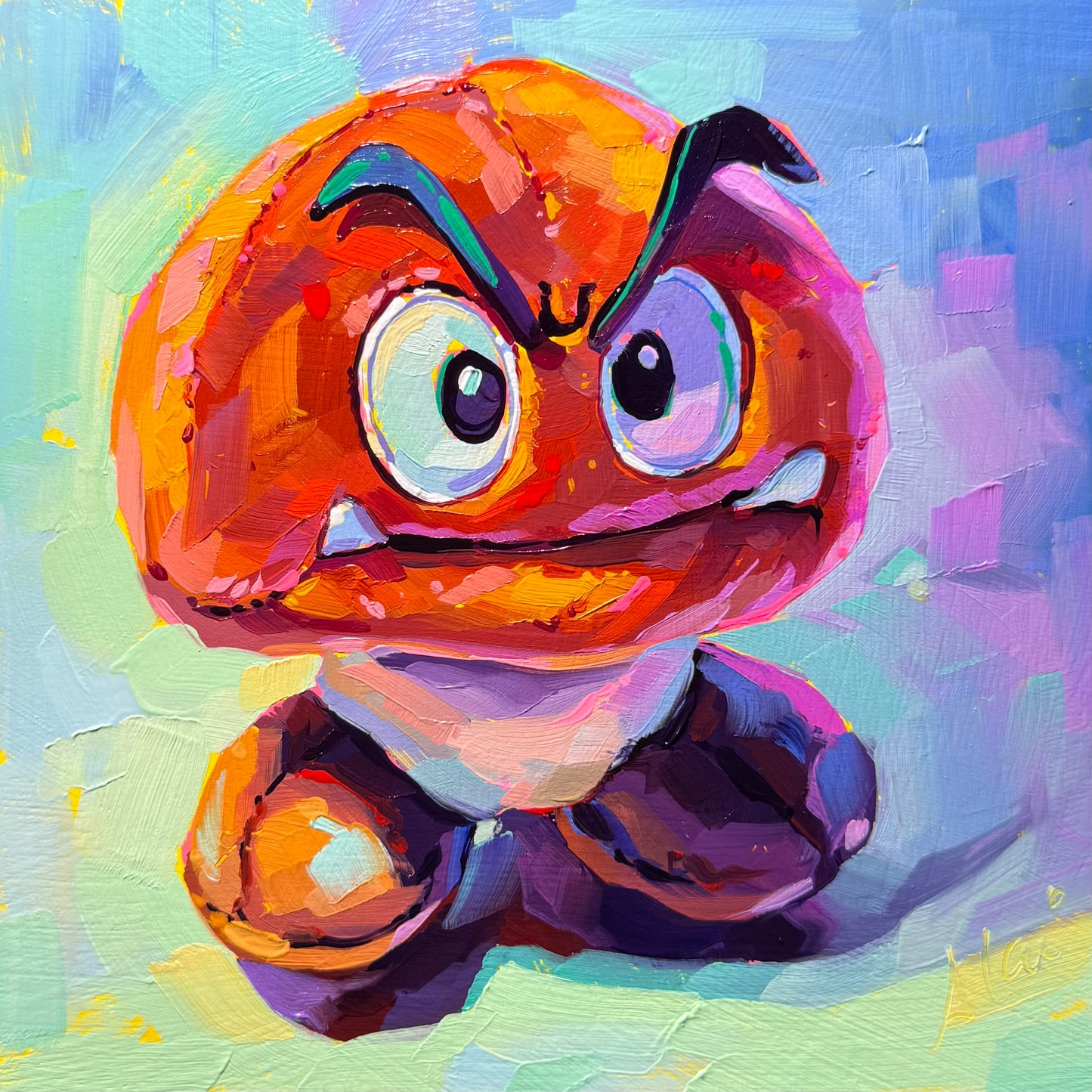 Goomba - Oil painting study