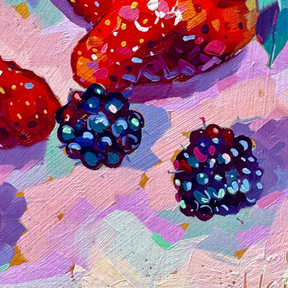 Golden berry mix - Original Oil Painting