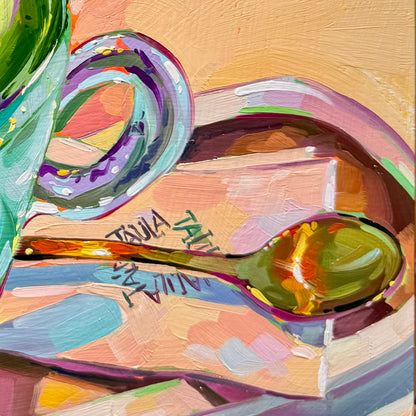 Matcha latte - Original Painting
