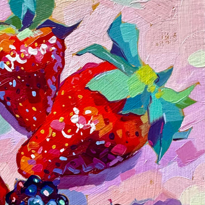 Golden berry mix - Original Oil Painting