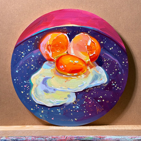 Cursed egg - Original Oil Painting