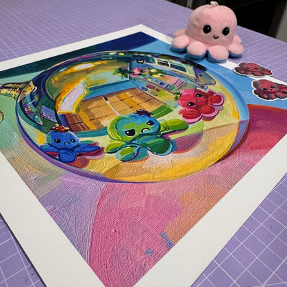 Octopi Reflections - Fine Art Print