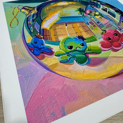 Octopi Reflections - Fine Art Print