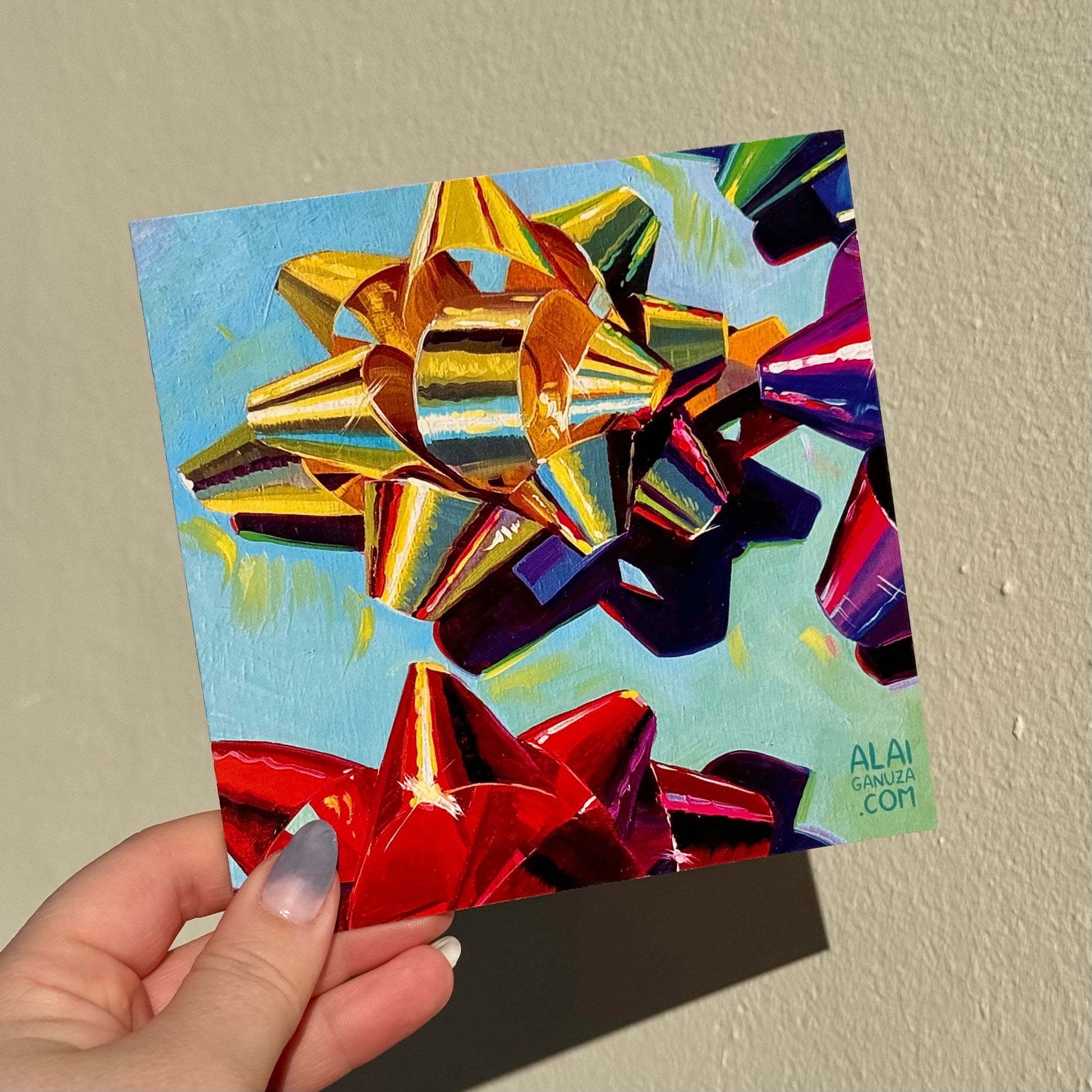 Holiday Cards + Holographic bow sticker - Christmas Bundle – AlaiGanuza