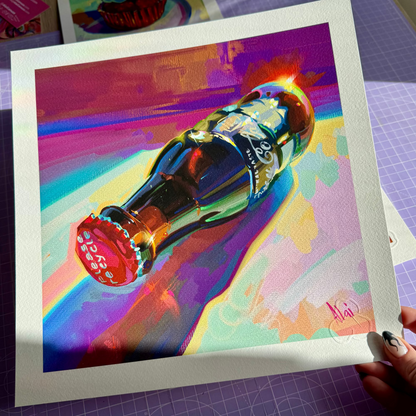 Coca Cola Bottle - Fine Art Print