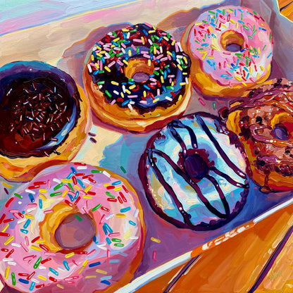 Six Pack - Oil painting Print