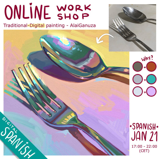Spanish Online Workshop - Pintura Digital - JAN 21