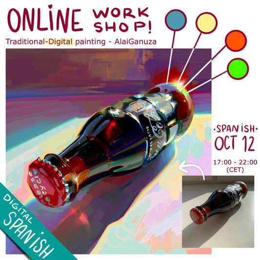 Spanish Online Workshop - Pintura Digital - OCT 12