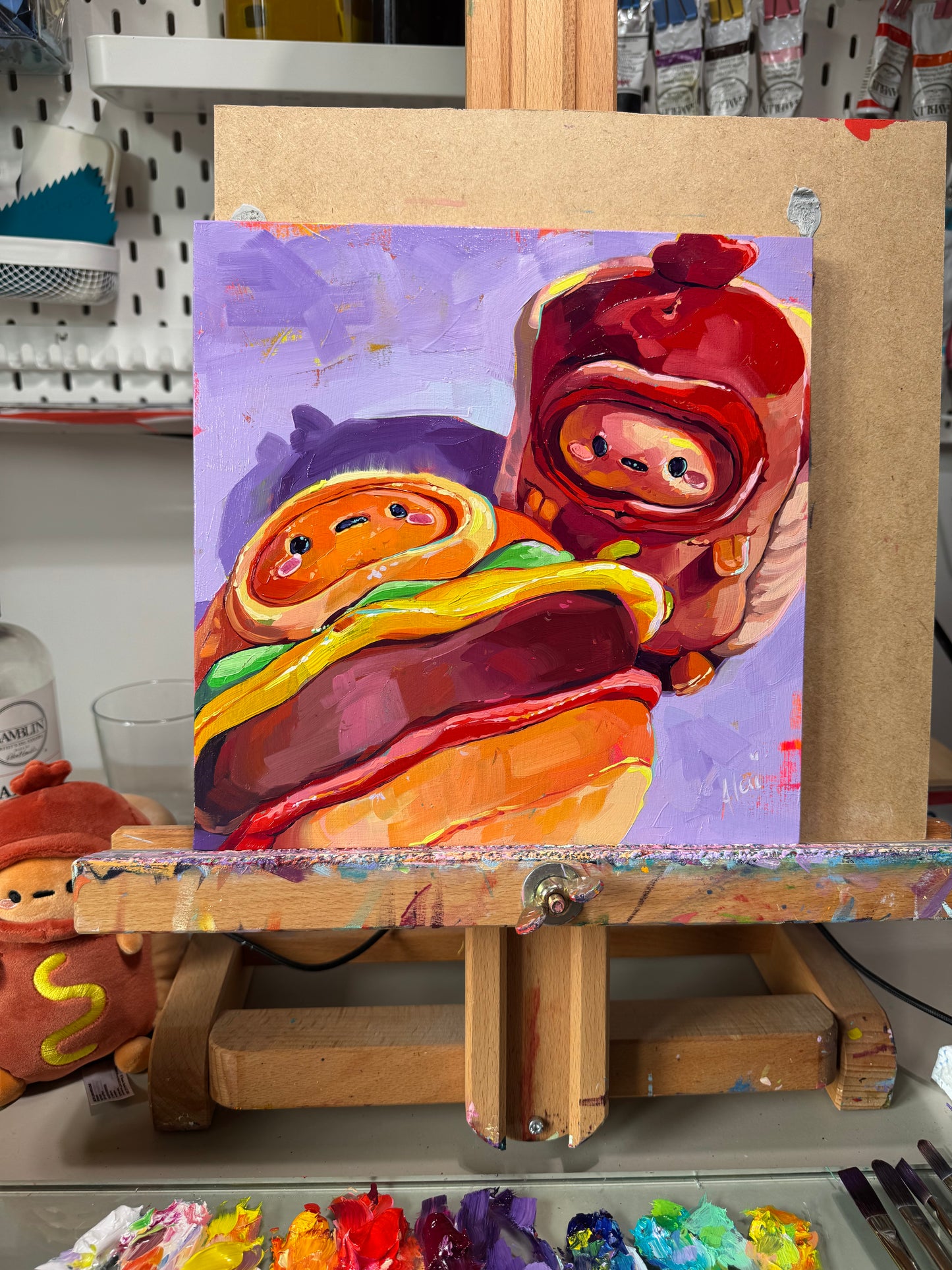 Tayto accident II - Original Oil Painting