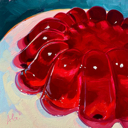 Red Jelly - Original Oil Painting