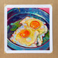 Egg couple - Oil painting Print