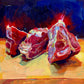 T bone steak - Original Oil Painting