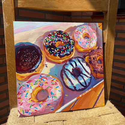 Paquete de seis - Pintura al óleo original