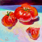 Tomato slices - Original Oil Painting