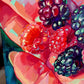Berries on hand - Original Oil Painting