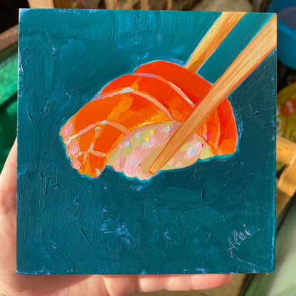 Pintura al óleo Nigiris