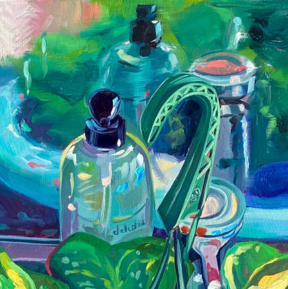 Green dreams - Original Oil Painting