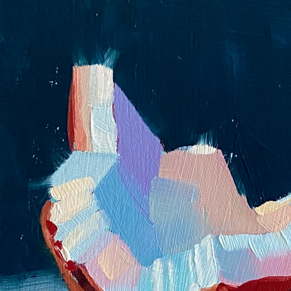 Pintura al óleo de coco