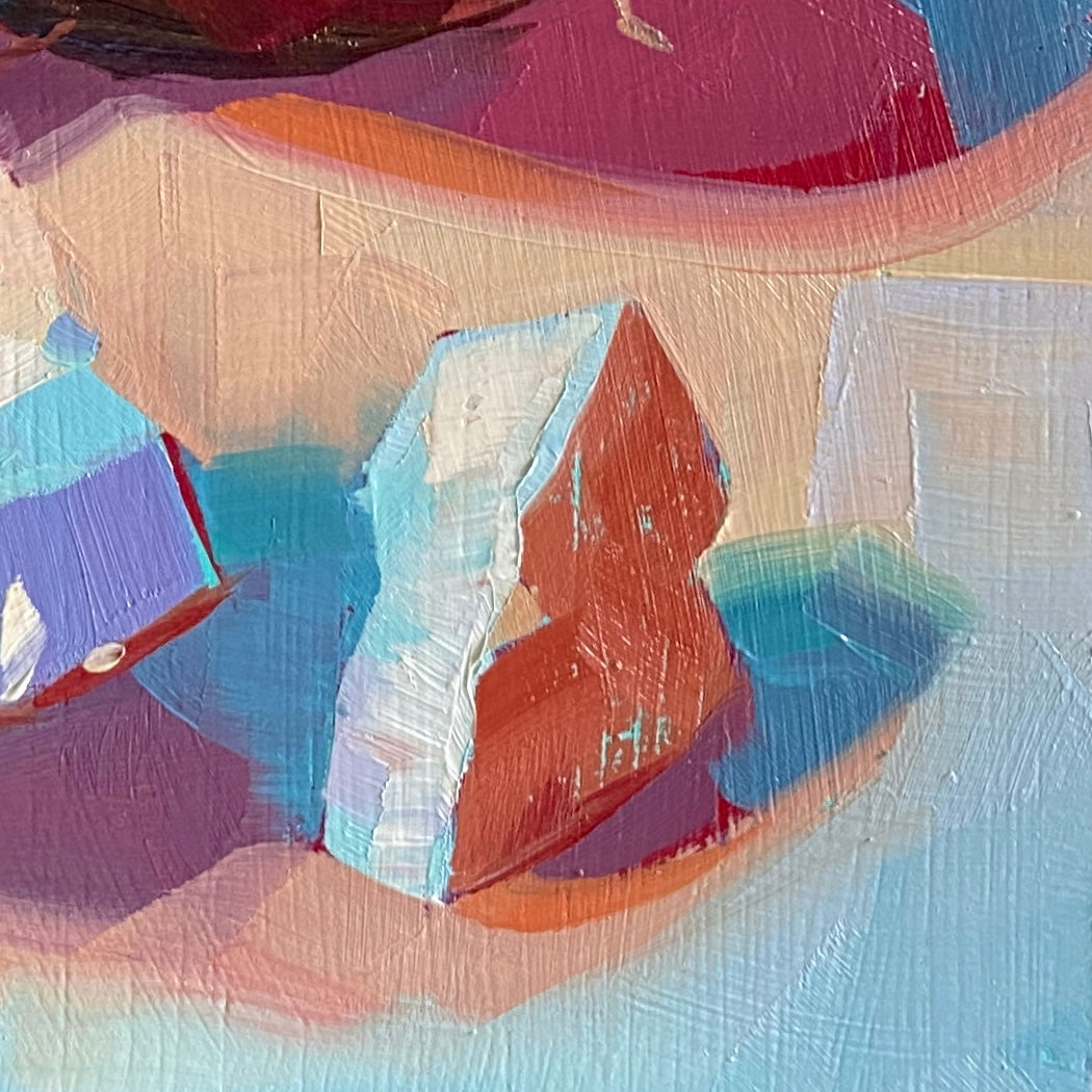 Pintura al óleo de coco